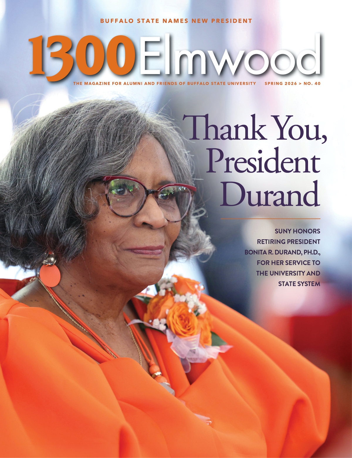 Magazine cover with image of President Bonita R. Durand