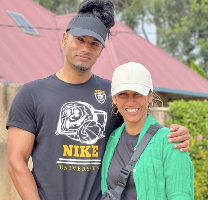 Gehan and Anita Senthinathan in Rwanda