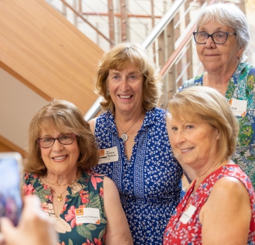 Four event attendees