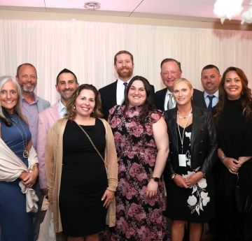 Group of 10 event attendees