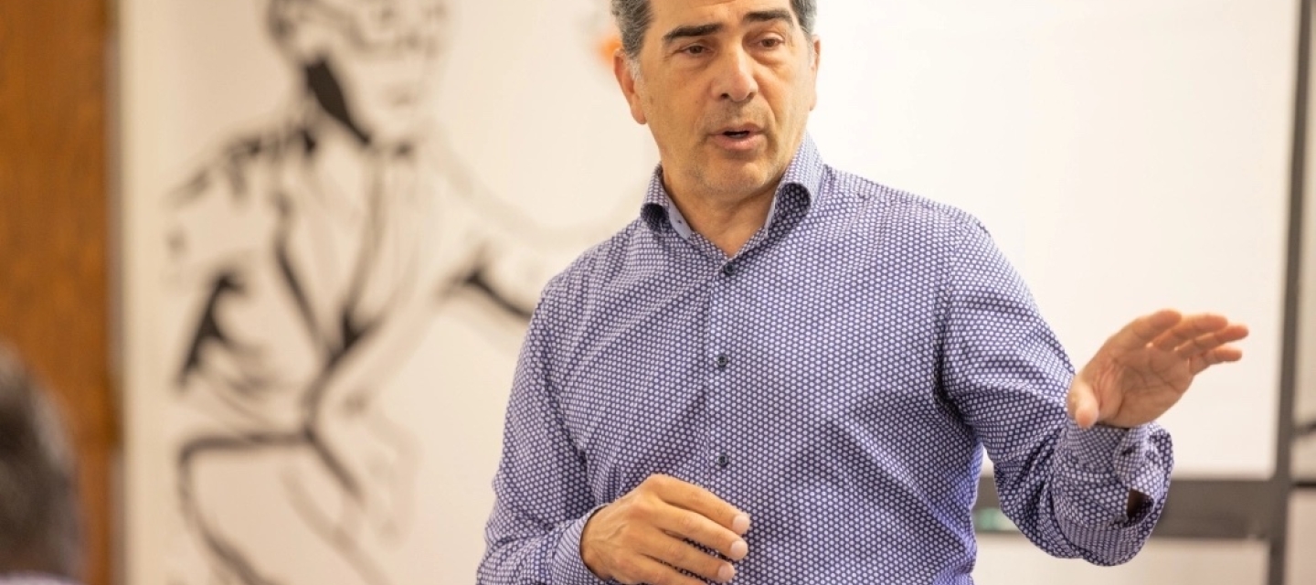 Gerard Puccio lecturing