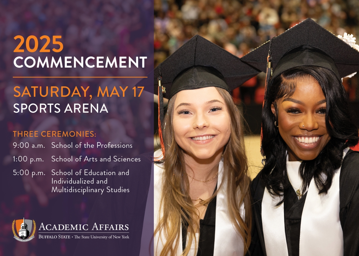 2025 Commencement poster, information below